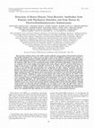 Research paper thumbnail of Detection of Borna Disease Virus-Reactive Antibodies from Patients with Psychiatric Disorders and from Horses by Electrochemiluminescence Immunoassay