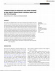 Research paper thumbnail of Combined analysis of temperature and rainfall variability as they relate to climate indices in Northern Algeria over the 1972–2013 period