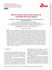 Research paper thumbnail of Bilan de masse et érosion dans le bassin de l'Oued Mina Nord-ouest algérien