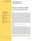 Research paper thumbnail of Study of the extreme floods in Algeria : The case of the Tafna catchment area