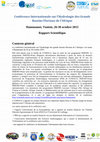 Research paper thumbnail of Suivi de la sécheresse par l’Indice de Précipitation Standardisé dans le bassin versant du Chéliff. Conférence Internationale sur l’hydrologie des grands bassins Fluviaux d’Afrique