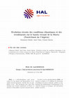 Research paper thumbnail of Évolution récente des conditions climatiques et des écoulements sur le bassin versant de la Macta (Nord-Ouest de l'Algérie)