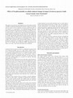 Research paper thumbnail of Effect of 24-epibrassinolide on salinity-induced changes in loquat (Eriobotrya japonica Lindl)