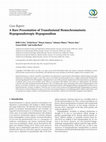 Research paper thumbnail of A Rare Presentation of Transfusional Hemochromatosis: Hypogonadotropic Hypogonadism