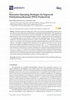 Research paper thumbnail of Bioreactor Operating Strategies for Improved Polyhydroxyalkanoate (PHA) Productivity