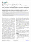 Research paper thumbnail of Draft Genome Sequence of Medium-Chain-Length Polyhydroxyalkanoate-Producing Pseudomonas putida Strain LS46