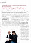 Research paper thumbnail of Kreativ und innovativ hoch drei