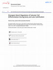 Research paper thumbnail of Divergent Notch Regulation of Valvular Cell Differentiation During Early and Late Calcification