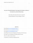 Research paper thumbnail of Stress and Co-Parenting Relationships: Using Language Style Matching as an Indicator of Extra-Dyadic Stress and Team Problem-Solving