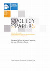 Research paper thumbnail of European Defence in Times of Austerity the Case of Southern Europe