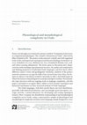 Research paper thumbnail of Phonological and morphological complexity in Uralic