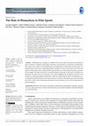 Research paper thumbnail of The Role of Biomarkers in Elite Sports