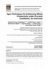 Research paper thumbnail of Agro-Techniques for Enhancing Wheat Productivity under Dry-land Conditions; An Overview