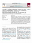 Research paper thumbnail of The efficacy of cerebellar vermal deep high frequency (theta range) repetitive transcranial magnetic stimulation (rTMS) in schizophrenia: A randomized rater blind-sham controlled study