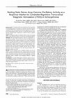 Research paper thumbnail of Resting State Dense Array Gamma Oscillatory Activity as a Response Marker for Cerebellar-Repetitive Transcranial Magnetic Stimulation (rTMS) in Schizophrenia