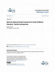 Research paper thumbnail of Síolta the National Quality Framework for Early Childhood Education; Teacher’s perspectives