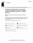 Research paper thumbnail of The fatty acid synthasefasn-1acts upstream of WNK and Ste20/GCK-VI kinases to modulate antimicrobial peptide expression inC. elegansepidermis