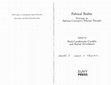 Research paper thumbnail of Chapter 8: Bodies in Relation: Ontology, Ethics, and Politics in Adriana Cavarero and Giorgio Agamben