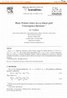 Research paper thumbnail of Basic Fourier series on a q-linear grid: Convergence theorems