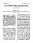 Research paper thumbnail of Cyclopropyl Sterol and Phospholipid Composition of Membrane Fractions from Maize Roots Treated with Fenpropimorph