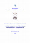 Research paper thumbnail of Social Investment and youth labour market participation: a EU regional analysis