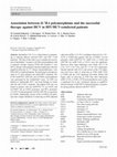 Research paper thumbnail of Association between IL7RA polymorphisms and the successful therapy against HCV in HIV/HCV-coinfected patients