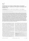 Research paper thumbnail of Posttherapeutic Cure Criteria in Chagas' Disease: Conventional Serology followed by Supplementary Serological, Parasitological, and Molecular Tests