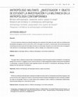 Research paper thumbnail of Antropólogo militante: ¿investigador y objeto de estudio? La investigación y la militancia en la antropología contemporánea