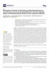 Research paper thumbnail of Biosorption Potential of Microbial and Residual Biomass of Saccharomyces pastorianus Immobilized in Calcium Alginate Matrix for Pharmaceuticals Removal from Aqueous Solutions