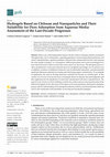 Research paper thumbnail of Hydrogels Based on Chitosan and Nanoparticles and Their Suitability for Dyes Adsorption from Aqueous Media: Assessment of the Last-Decade Progresses