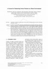 Research paper thumbnail of A System for Monitoring Stroke Patients in a Home Environment