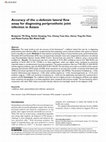 Research paper thumbnail of Accuracy of the α-defensin lateral flow assay for diagnosing periprosthetic joint infection in Asians