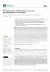 Research paper thumbnail of Pro-Inflammatory Oral Microbiota in Juvenile Spondyloarthritis: A Pilot Study