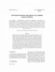 Research paper thumbnail of Soil carbon inventories and carbon-13 on a latitude transect in Siberia