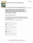 Research paper thumbnail of Environmental controls on the stable carbon isotopic composition of soil organic carbon: implications for modelling the distribution of C3 and C4 plants, Australia