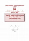 Research paper thumbnail of ATINER's Conference Paper Series PHI2012-0088