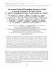 Research paper thumbnail of Mitochondria-targeted plastoquinone derivatives as tools to interrupt execution of the aging program. 1. Cationic plastoquinone derivatives: Synthesis and in vitro studies