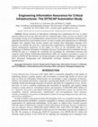 Research paper thumbnail of 1.2.1 Engineering Information Assurance for Critical Infrastructures: The DITSCAP Automation Study