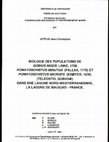 Research paper thumbnail of BIOLOGIE DES POPULATIONS DE GOBIUS NIGER LINNE, 1758 POMATOSCHISTUS MINUTUS (PALLAS, 1770) ET POMATOSCHISTUS MICROPS (KROYER, 1838) (TELEOSTEI, GOBIID/E) DANS UNE LAGUNE NORD-MEDITERRANEENNE, LA LAGUNE DE MAUGUIO - FRANCE. - Part 1