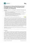 Research paper thumbnail of Development of a Wireless Mesh Sensing System with High-Sensitivity LiNbO3 Vibration Sensors for Robotic Arm Monitoring