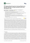 Research paper thumbnail of An Aptamer-Based Capacitive Sensing Platform for Specific Detection of Lung Carcinoma Cells in the Microfluidic Chip