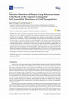 Research paper thumbnail of Selective Detection of Human Lung Adenocarcinoma Cells Based on the Aptamer-Conjugated Self-Assembled Monolayer of Gold Nanoparticles