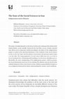 Research paper thumbnail of The State of the Social Sciences in Iran Indigenization and its Obstacles