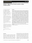 Research paper thumbnail of Follicular T-helper cells and humoral reactivity in kidney-transplant patients