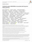 Research paper thumbnail of Antibodies against ARHGDIB are associated with long-term kidney graft loss