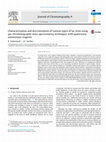 Research paper thumbnail of Characterisation and discrimination of various types of lac resin using gas chromatography mass spectrometry techniques with quaternary ammonium reagents