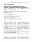 Research paper thumbnail of Salvage Therapy or Simplification of Salvage Regimens with Dolutegravir plus Ritonavir-Boosted Darunavir Dual Therapy in Highly cART-Experienced Subjects: An Italian Cohort