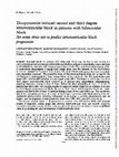 Research paper thumbnail of Disopyramide induced second and third degree atrioventricular block in patients with bifascicular block. An acute stress test to predict atrioventricular block progression