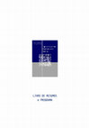 Research paper thumbnail of AA.VV., Livro de Resumos do I Simpósio Internacional Espaços de Cister: Arquitectura e Memória (Ana Maria Tavares Martins, ed),  Universidade da Beira Interior; Covilhã (ISBN: 978-989-97602-1-9)