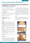 Research paper thumbnail of Nasal skin tracts or nasal abscess long-term complications of rhinoplasty: A case series